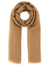 Salvatore Ferragamo Women Camel Cashmere Scarf by Luosophy