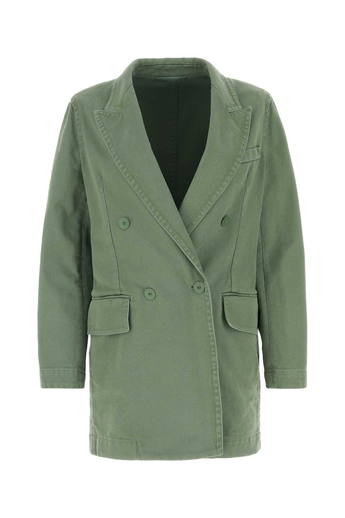 Max Mara Women Sage Green Denim Zenobia Blazerâ by Luosophy