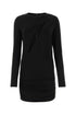Versace Women Black Stretch Viscose Mini Dress by Luosophy