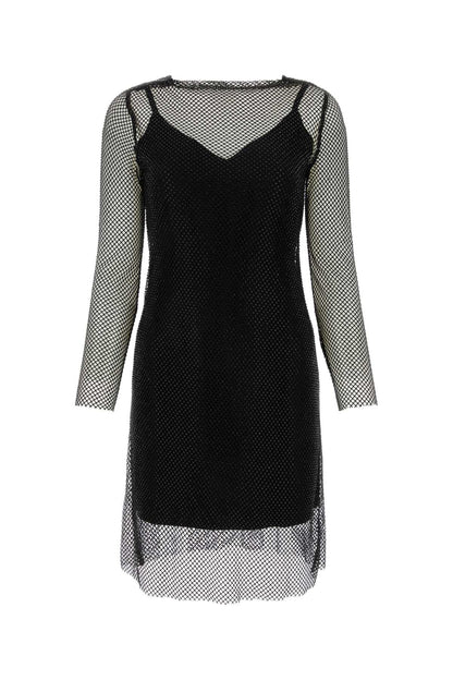 Max Mara Women Embellished Mesh Vezzo Mini Dress by Luosophy