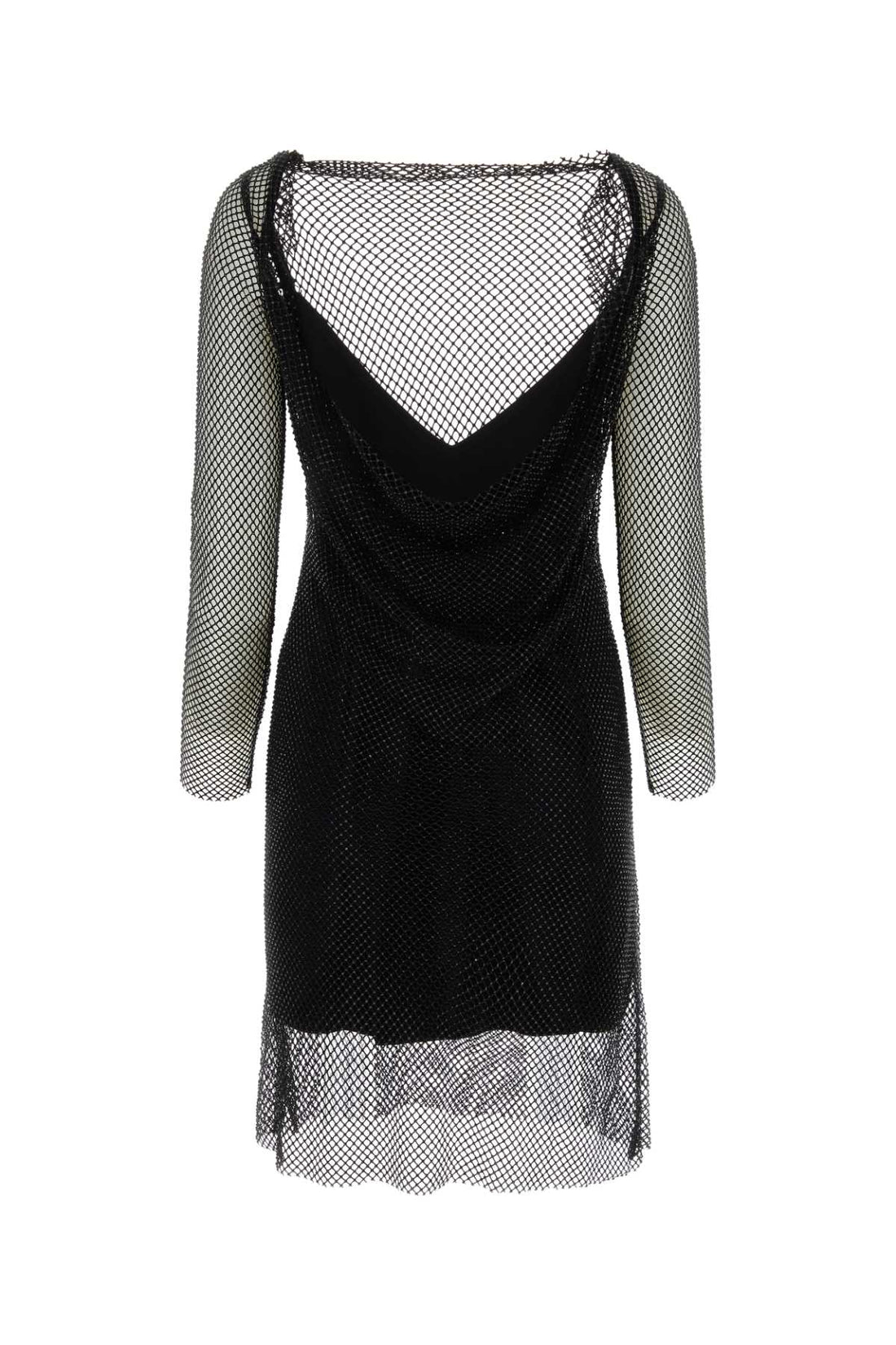 Max Mara Women Embellished Mesh Vezzo Mini Dress by Luosophy