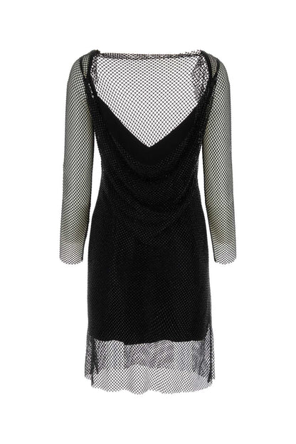 Max Mara Women Embellished Mesh Vezzo Mini Dress by Luosophy