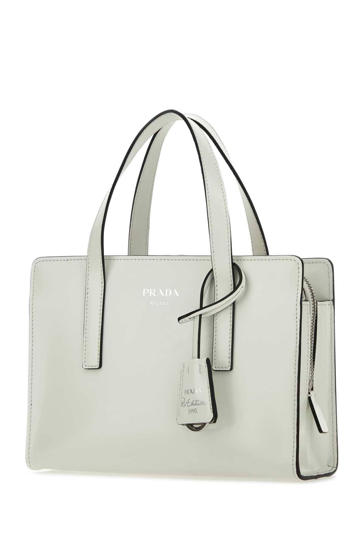 Prada Women Ivory Leather Re-Edition 1995 Handbag by Luosophy