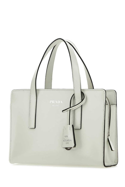 Prada Women Ivory Leather Re-Edition 1995 Handbag by Luosophy
