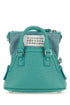 Maison Margiela Women Sea Green Leather And Fabric 5Ac Classique Baby Handbag by Luosophy