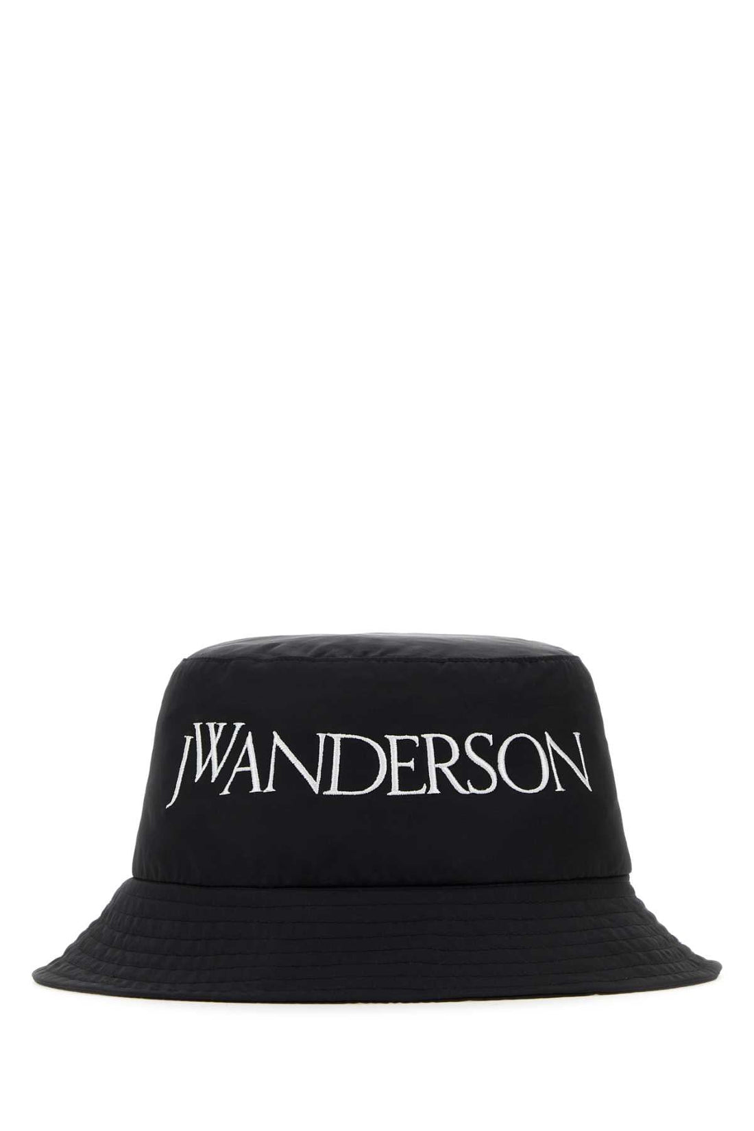 Jw Anderson Unisex Black Nylon Blend Bucket Hat by Luosophy
