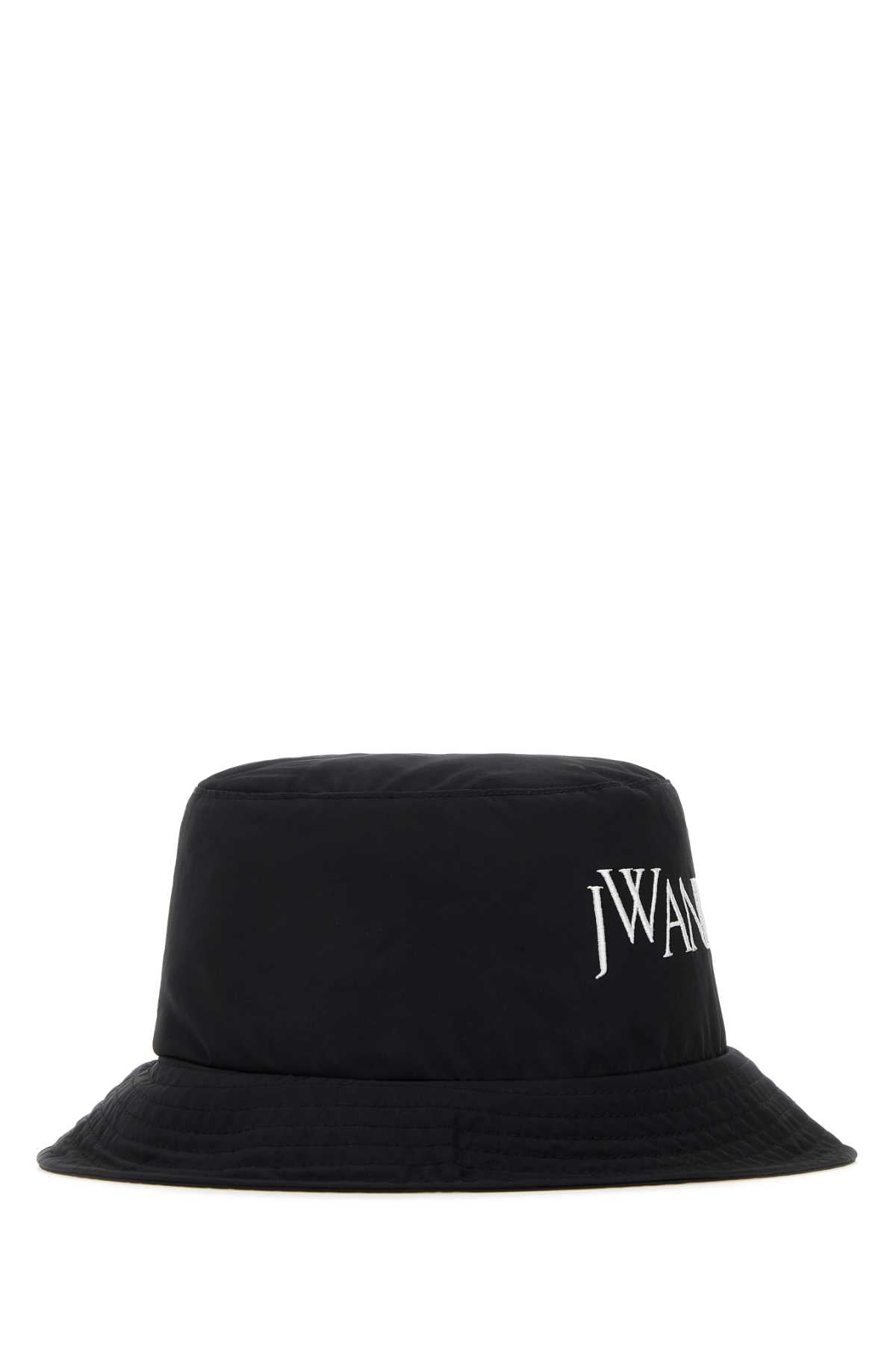 Jw Anderson Unisex Black Nylon Blend Bucket Hat by Luosophy