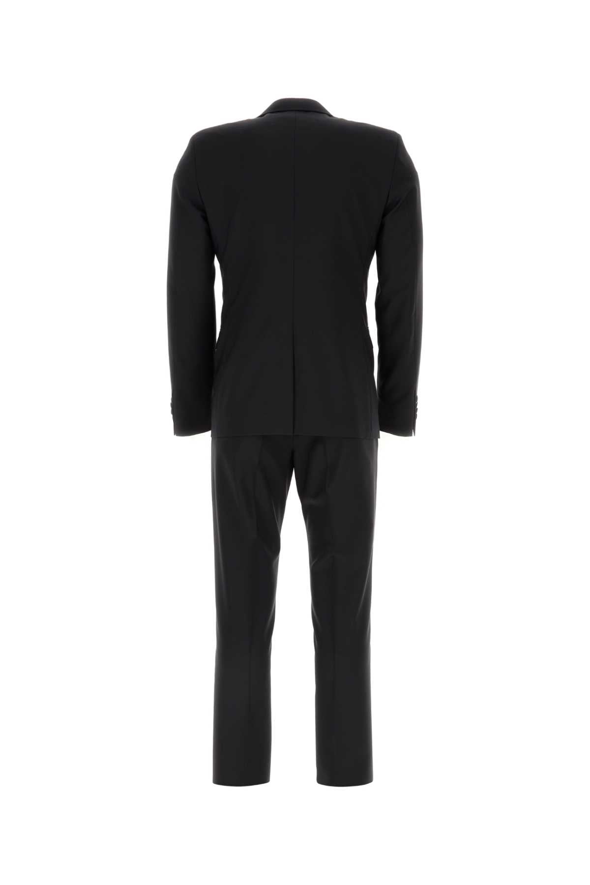 Prada Men Midnight Blue Wool Blend Suit by Luosophy