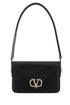 Valentino Garavani Women Black Leather Vlogo Crossbody Bag by Luosophy