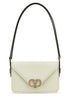 Valentino Garavani Women Ivory Leather Vlogo Crossbody Bag by Luosophy