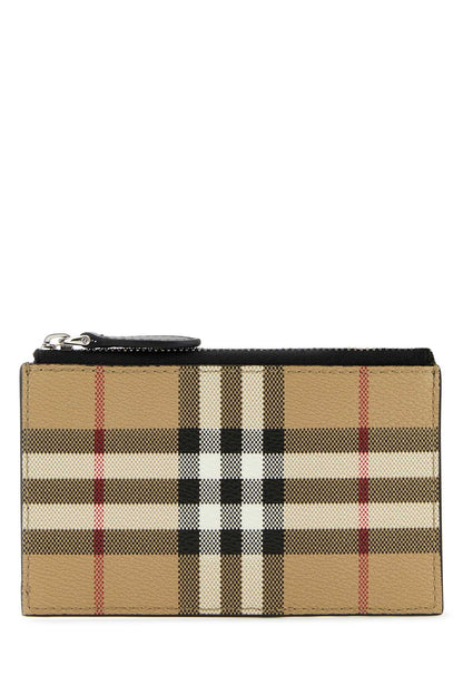 Burberry Men Printed Canvas Wallet by Luosophy