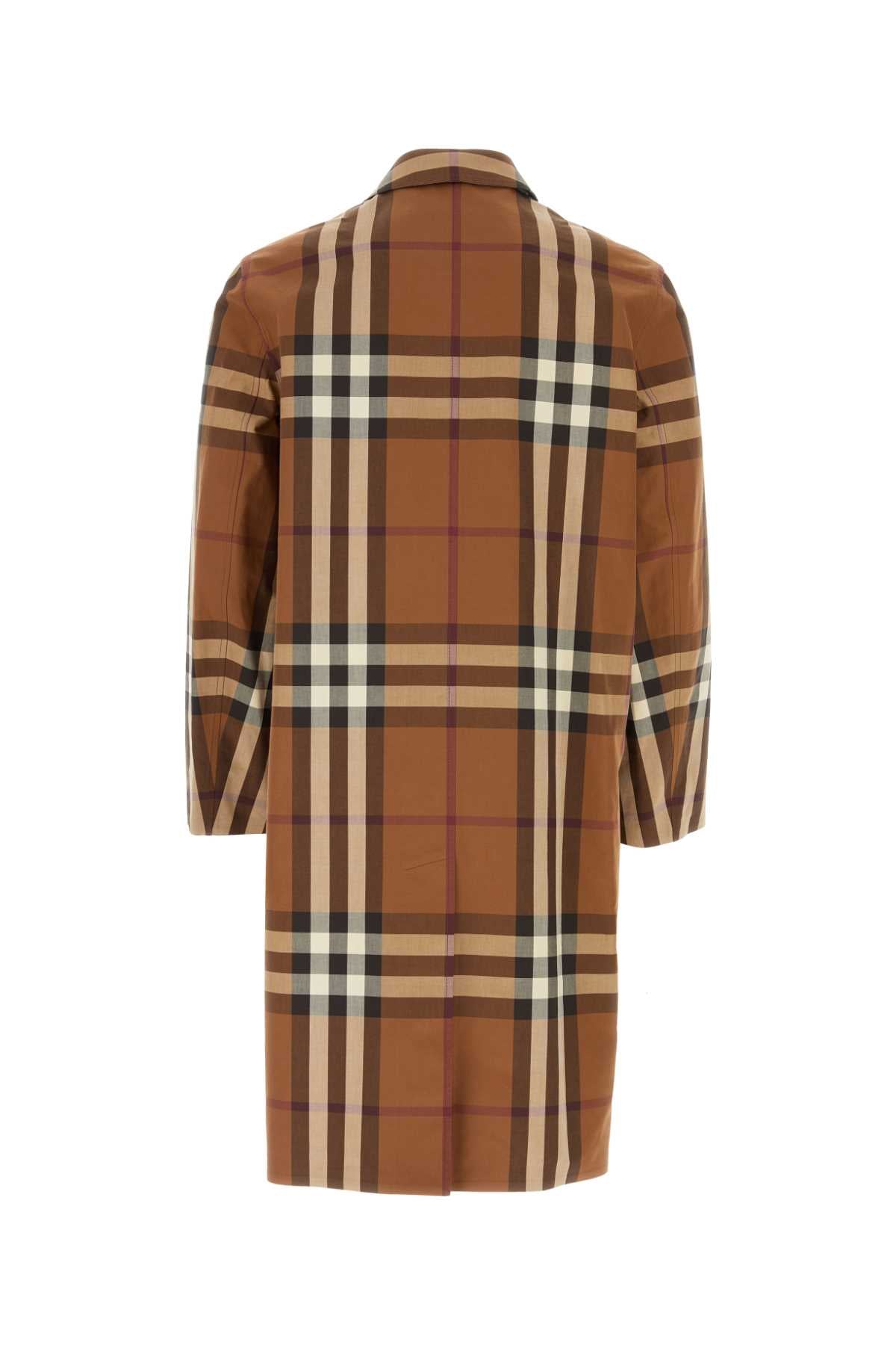 Burberry Men Embroidered Cotton Eversible Overcoat by Luosophy
