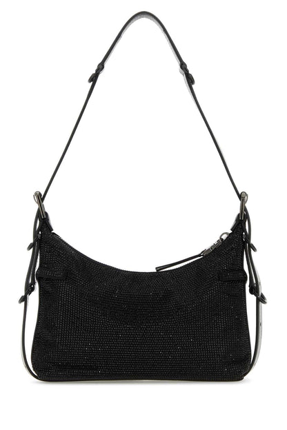 Givenchy Women Black Fabric Mini Voyou Shoulder Bag by Luosophy