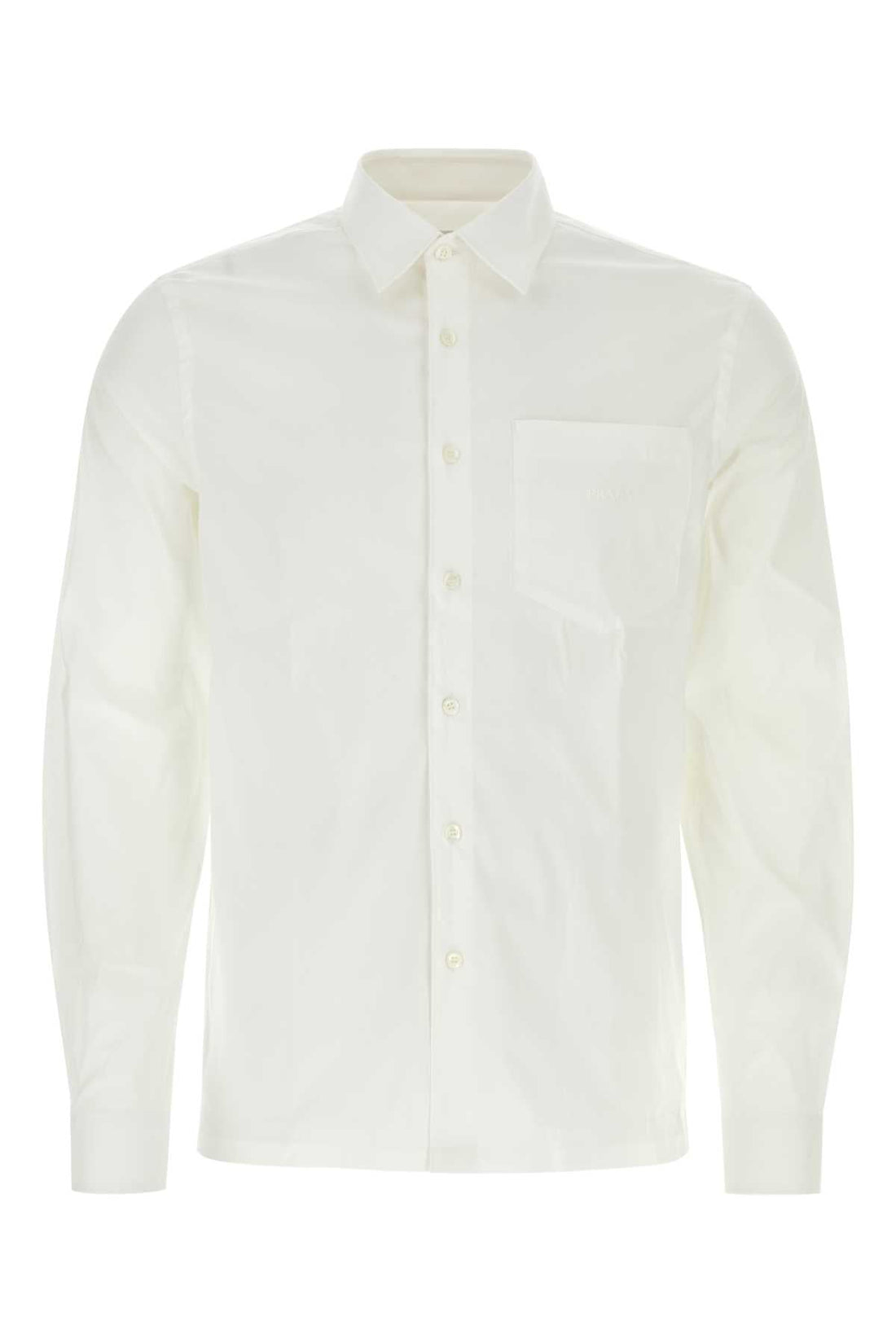 Prada Men White Poplin Shirt by Luosophy