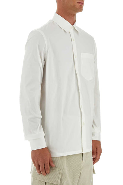 Prada Men White Poplin Shirt by Luosophy