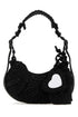 Balenciaga Women Embellished Denim Le Cagole Xs Shoulder Bag by Luosophy