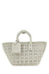 Balenciaga Women Sand Raffia Bistro Xs Handbag by Luosophy