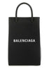 Balenciaga Women Black Leather Phone Case by Luosophy