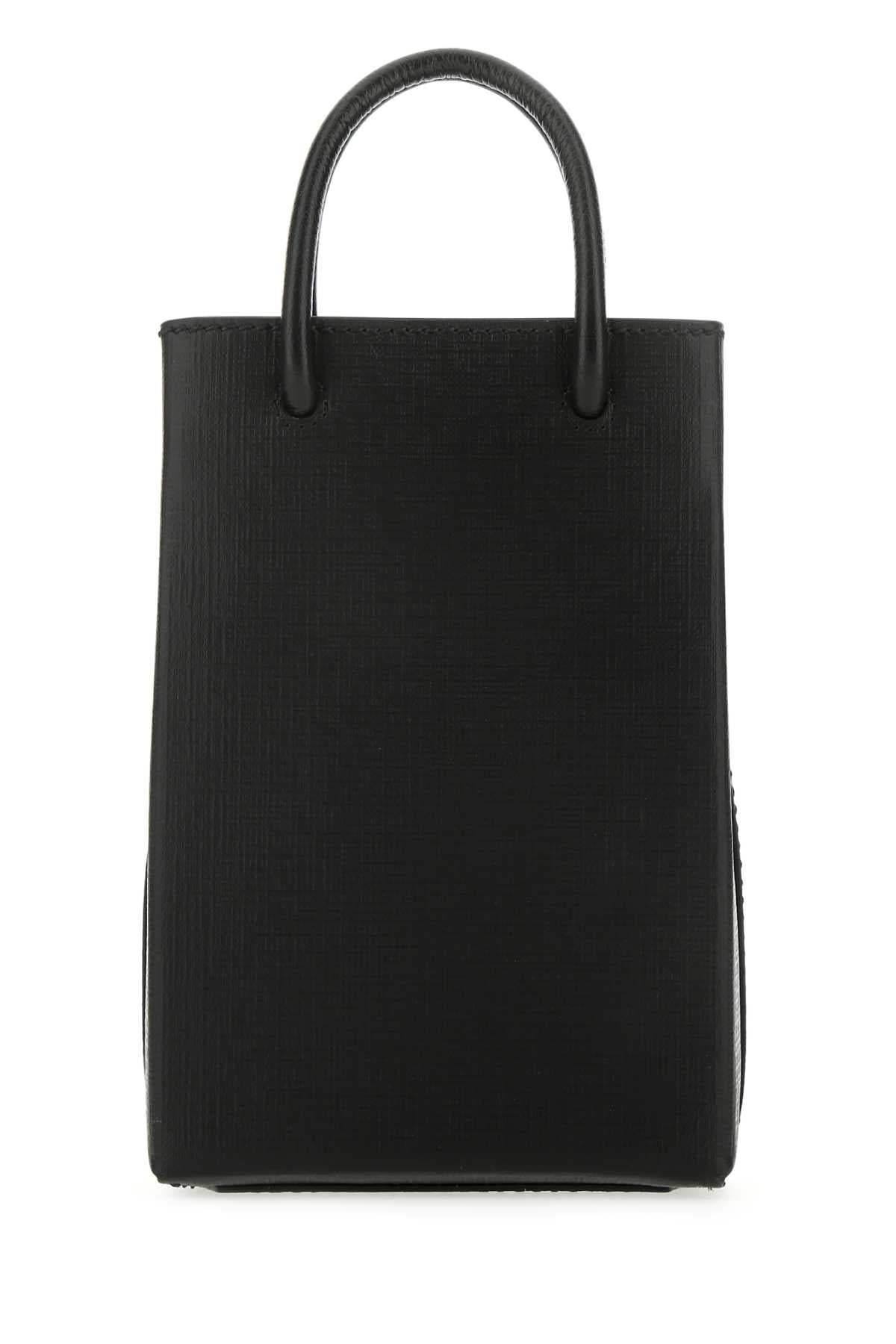 Balenciaga Women Black Leather Phone Case by Luosophy