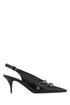 Balenciaga Women Black Leather Cagole Pumps by Luosophy