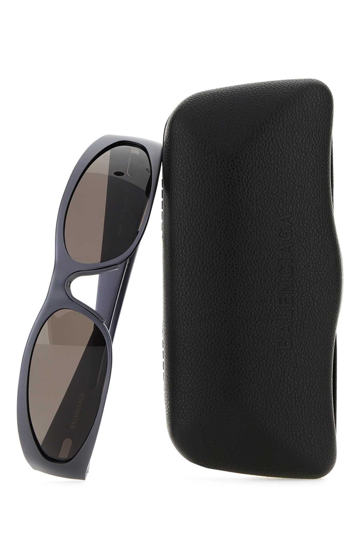 Balenciaga Men Graphite Aluminum Reverse Xpander 2.0 Sunglasses by Luosophy