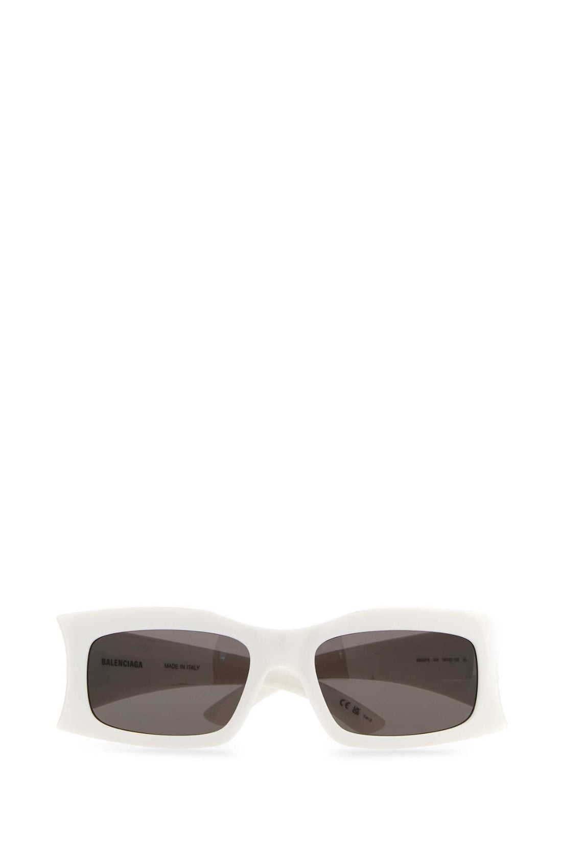 Balenciaga Unisex White Acetate Sunglasses by Luosophy