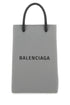 Balenciaga Women Grey Leather Phone Case by Luosophy