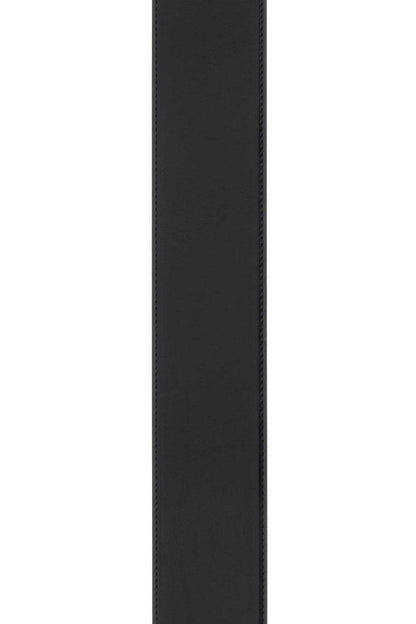 Alexander Mcqueen Women Black Leather Belt by Luosophy