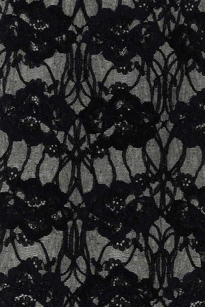 Saint Laurent Women Black Lace Collant