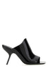 Salvatore Ferragamo Women Back Leather Slide Mules by Luosophy