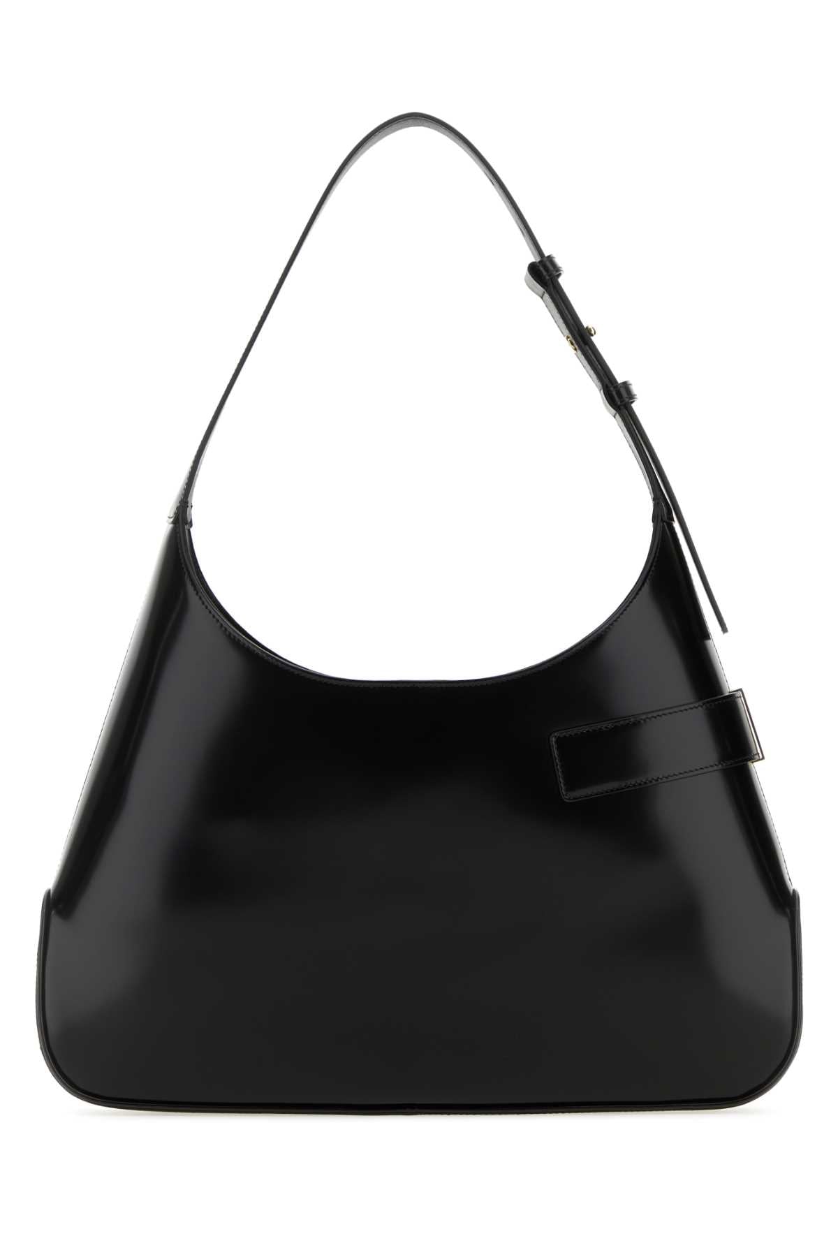 Salvatore Ferragamo Women Black Leather Large Arch Shoulder Bag by Luosophy