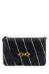 Saint Laurent Women Two-Tone Leather Le Maillon Shoulder Bag by Luosophy