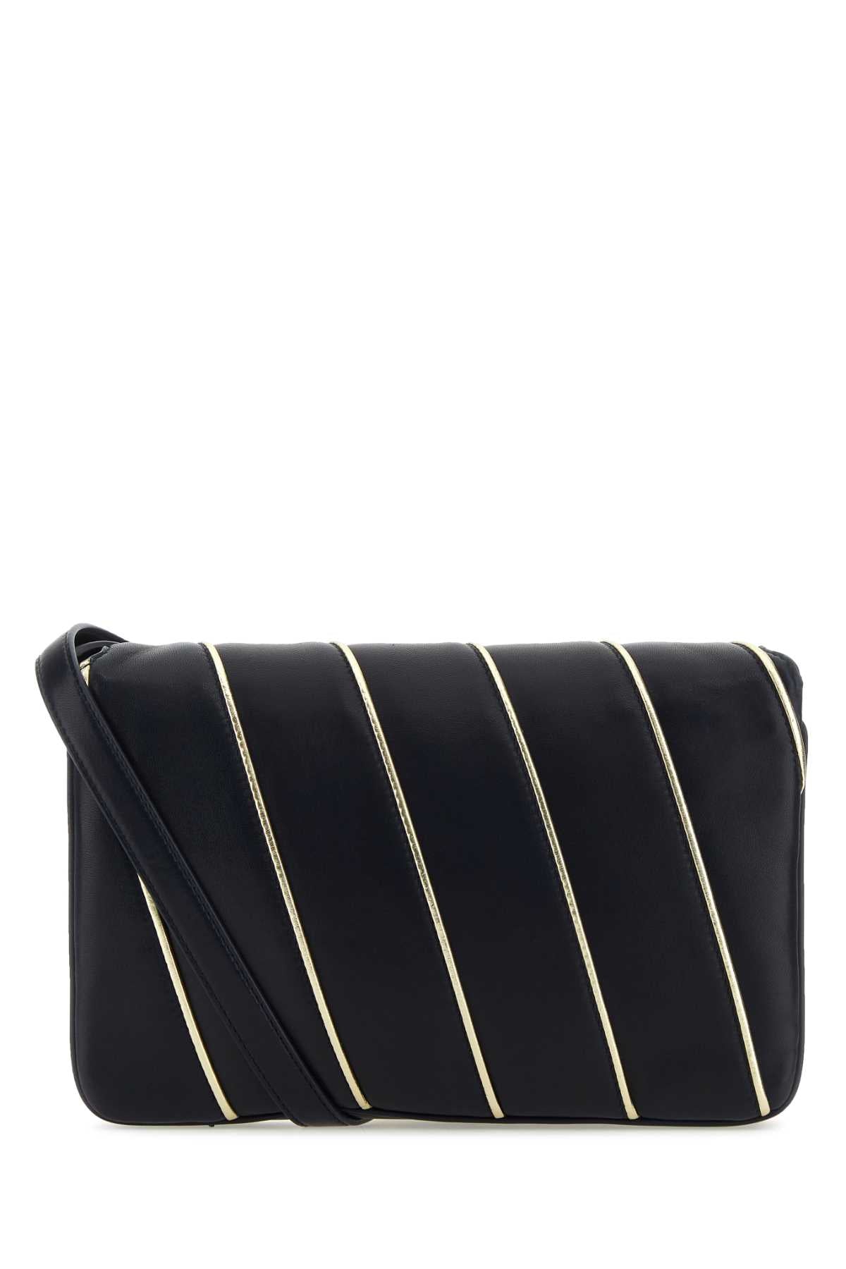 Saint Laurent Women Two-Tone Leather Le Maillon Shoulder Bag by Luosophy