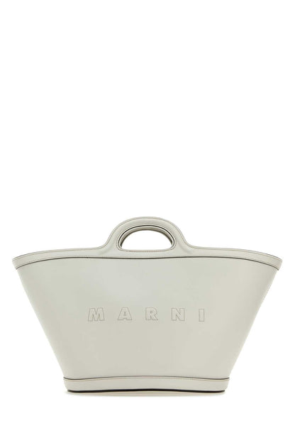 Marni Women White Leather Small Tropicalia Handbag by Luosophy