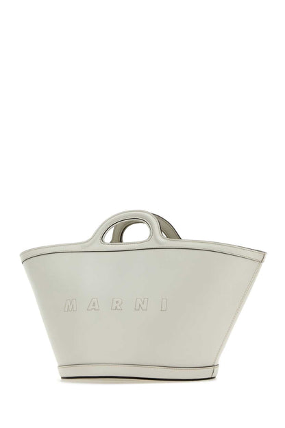 Marni Women White Leather Small Tropicalia Handbag by Luosophy