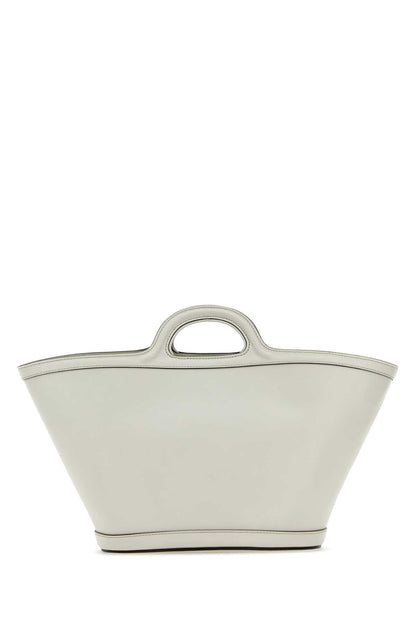 Marni Women White Leather Small Tropicalia Handbag by Luosophy