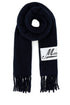 Marni Women Midnight Blue Alpaca Blend Scarf by Luosophy