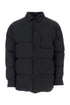 Off White Men Black Polyester Down Jacket by Luosophy