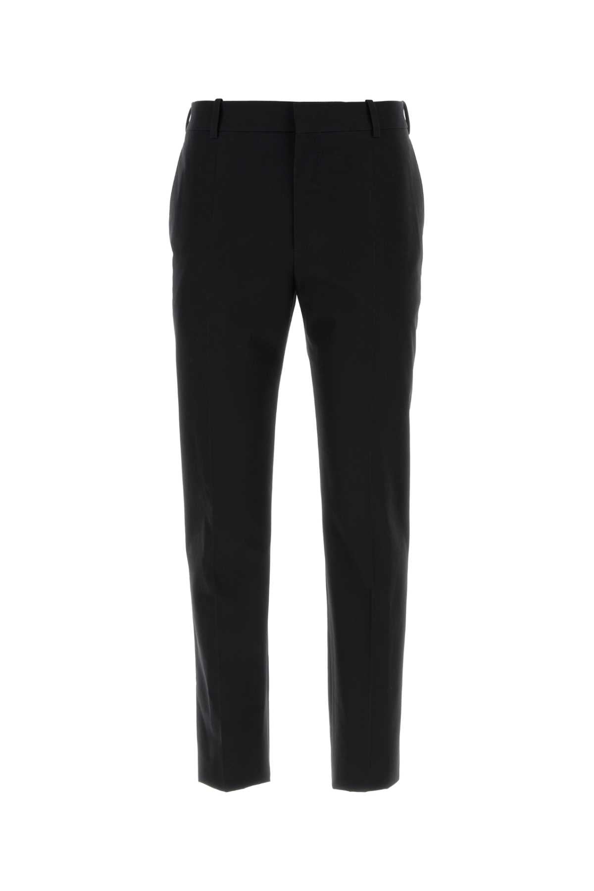 Alexander Mcqueen Men Black Cotton Pant by Luosophy