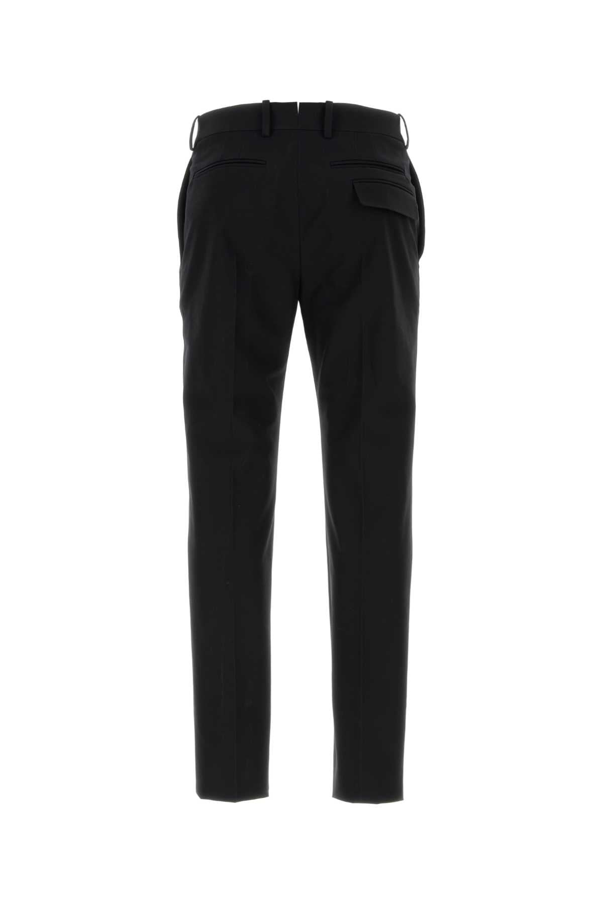 Alexander Mcqueen Men Black Cotton Pant by Luosophy
