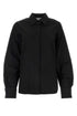 Max Mara Women Black Stretch Poplin Pagina Shirt by Luosophy