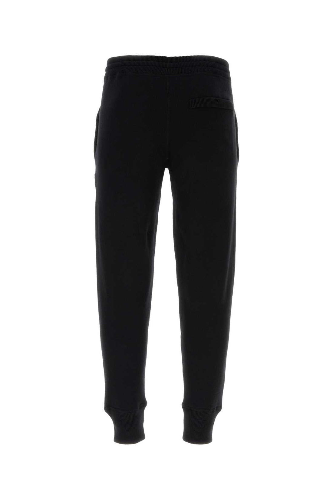 Dolce &amp; Gabbana Men Black Wool Blend Joggers by Luosophy