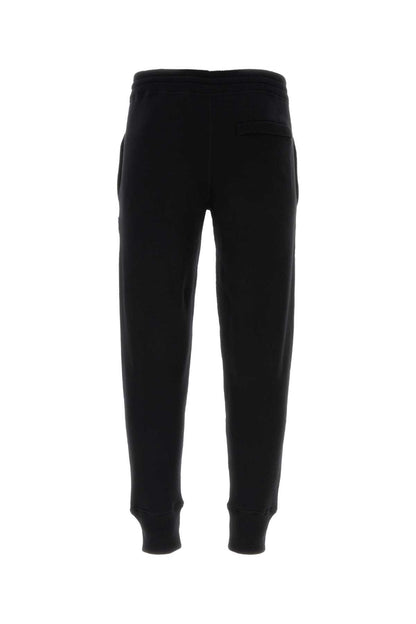 Dolce &amp; Gabbana Men Black Wool Blend Joggers by Luosophy