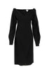Bottega Veneta Women Black Viscose Dress by Luosophy