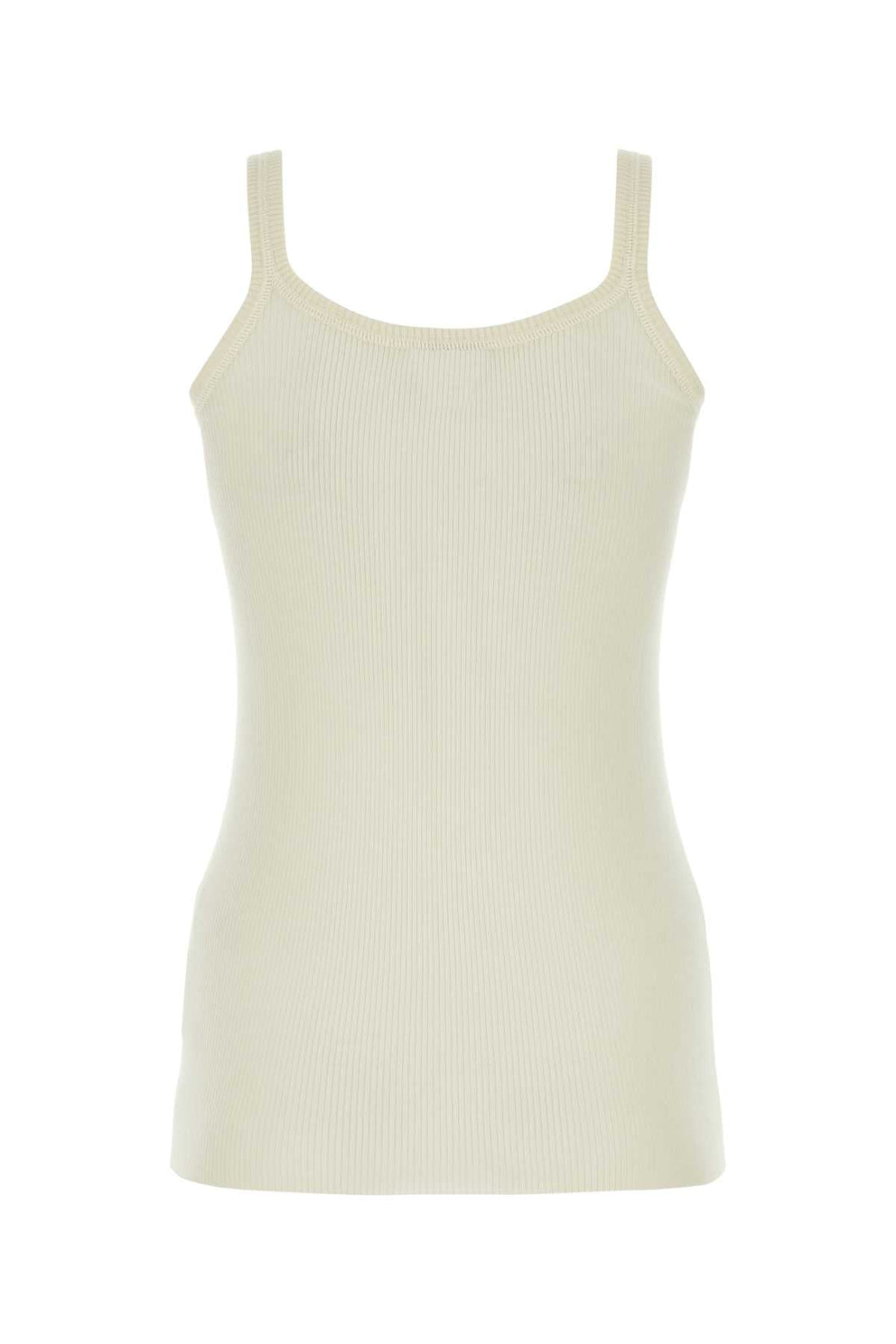 Bottega Veneta Women Ivory Wool Tank Top by Luosophy