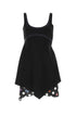 Versace Women Black Acetate Blend Mini Dress by Luosophy