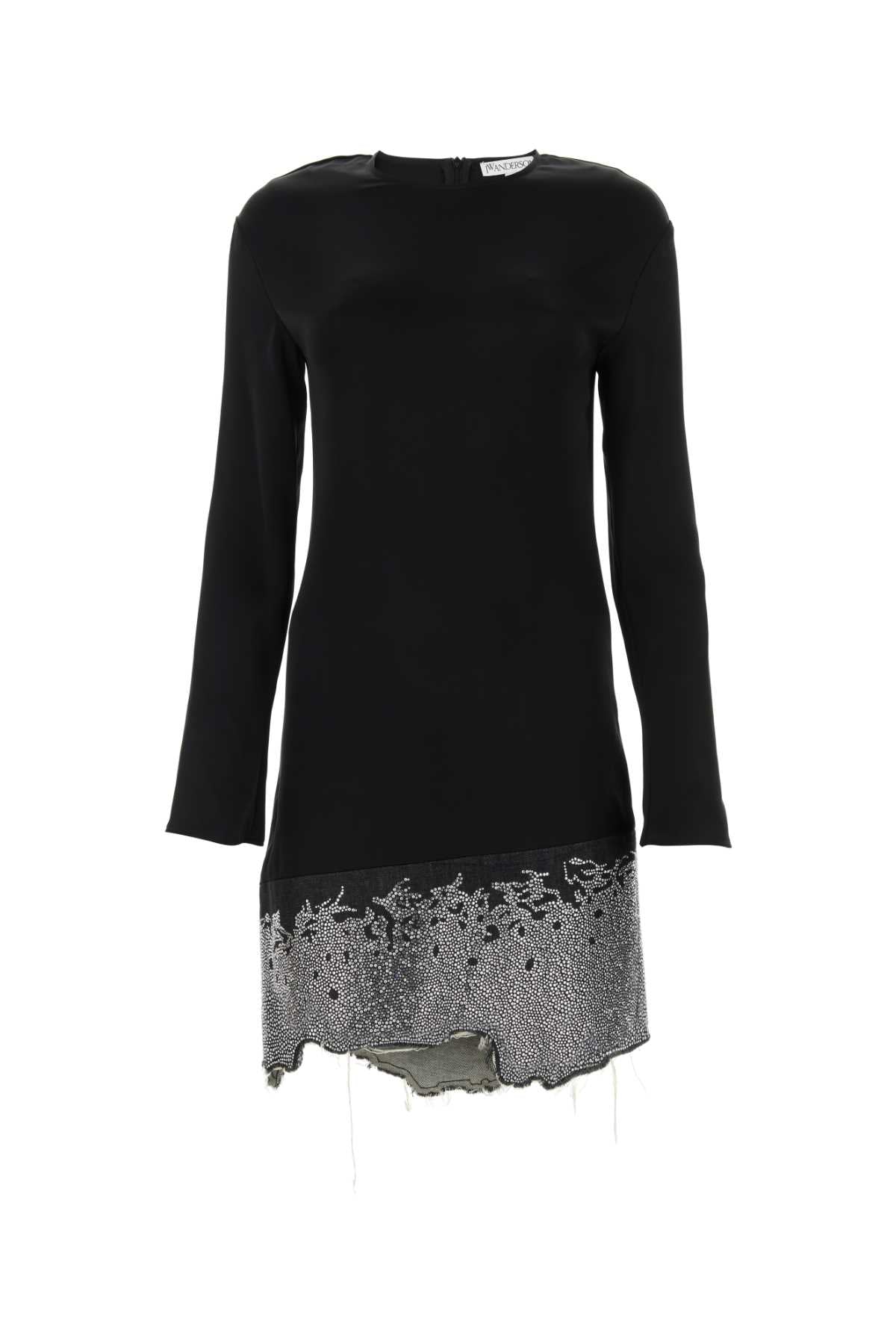 Jw Anderson Women Black Triacetate Blend Dress by Luosophy