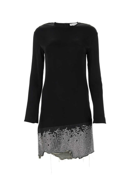 Jw Anderson Women Black Triacetate Blend Dress by Luosophy
