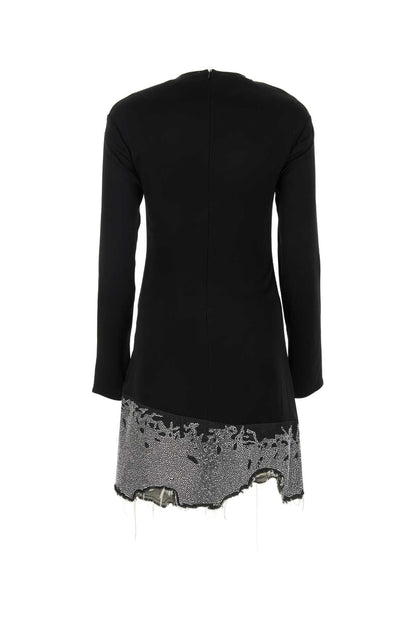 Jw Anderson Women Black Triacetate Blend Dress by Luosophy