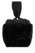 Jil Sander Women Black Shearling Clutch by Luosophy